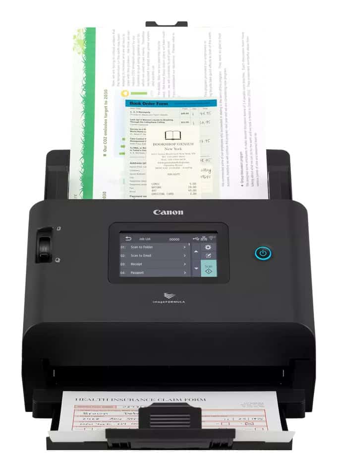 Canon DR-S350NW ADF-scanner 600 x 600 DPI A4 Zwart (6897C003) thumbnail