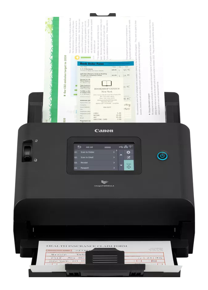 Canon DR-S350NW ADF-scanner 600 x 600 DPI A4 Zwart (6897C003) thumbnail