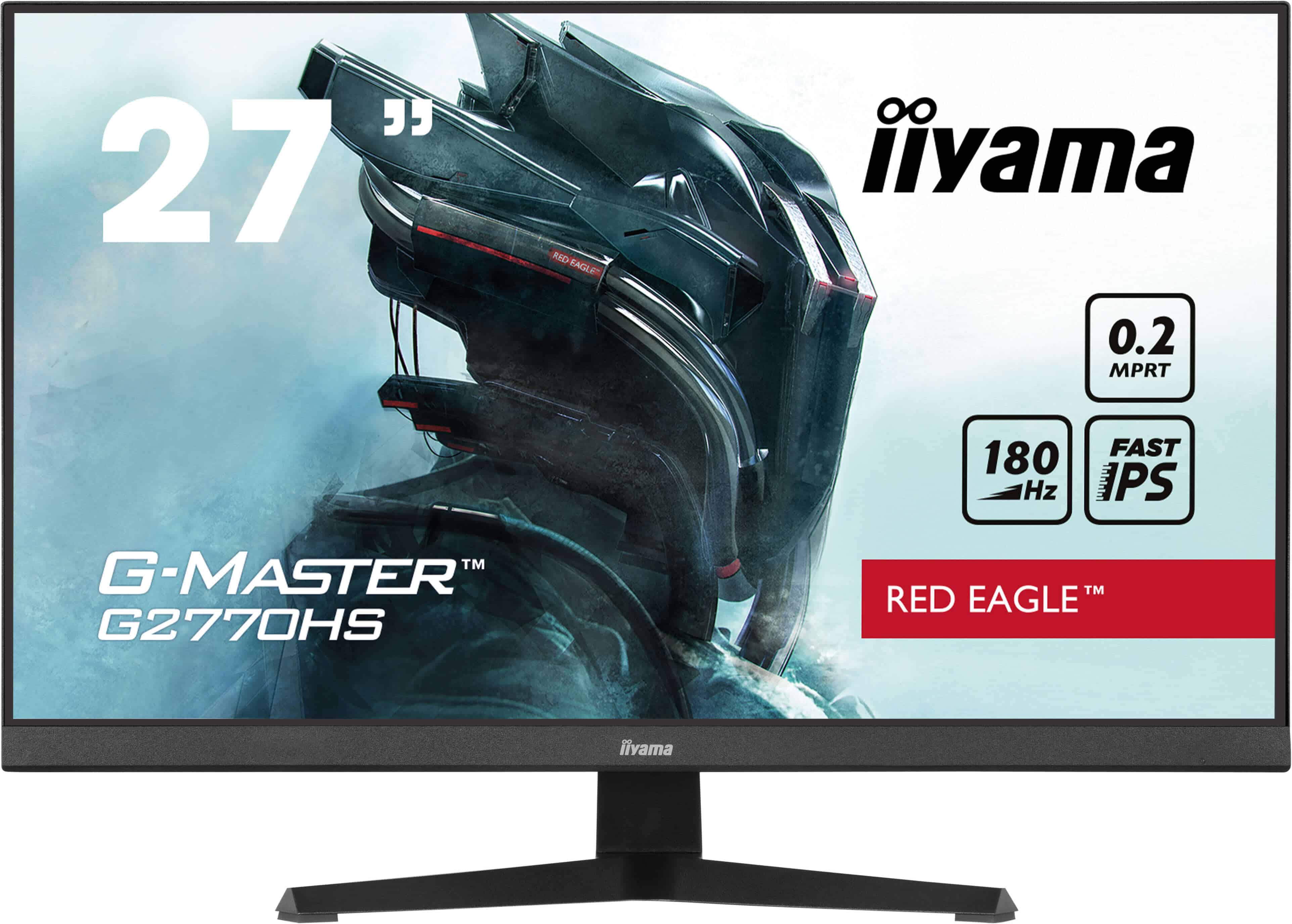 iiyama G-MASTER G2770HS-B1 computer monitor 68,6 cm (27) 1920 x 1080 Pixels Full HD LCD Zwart (G2770HS-B1) thumbnail