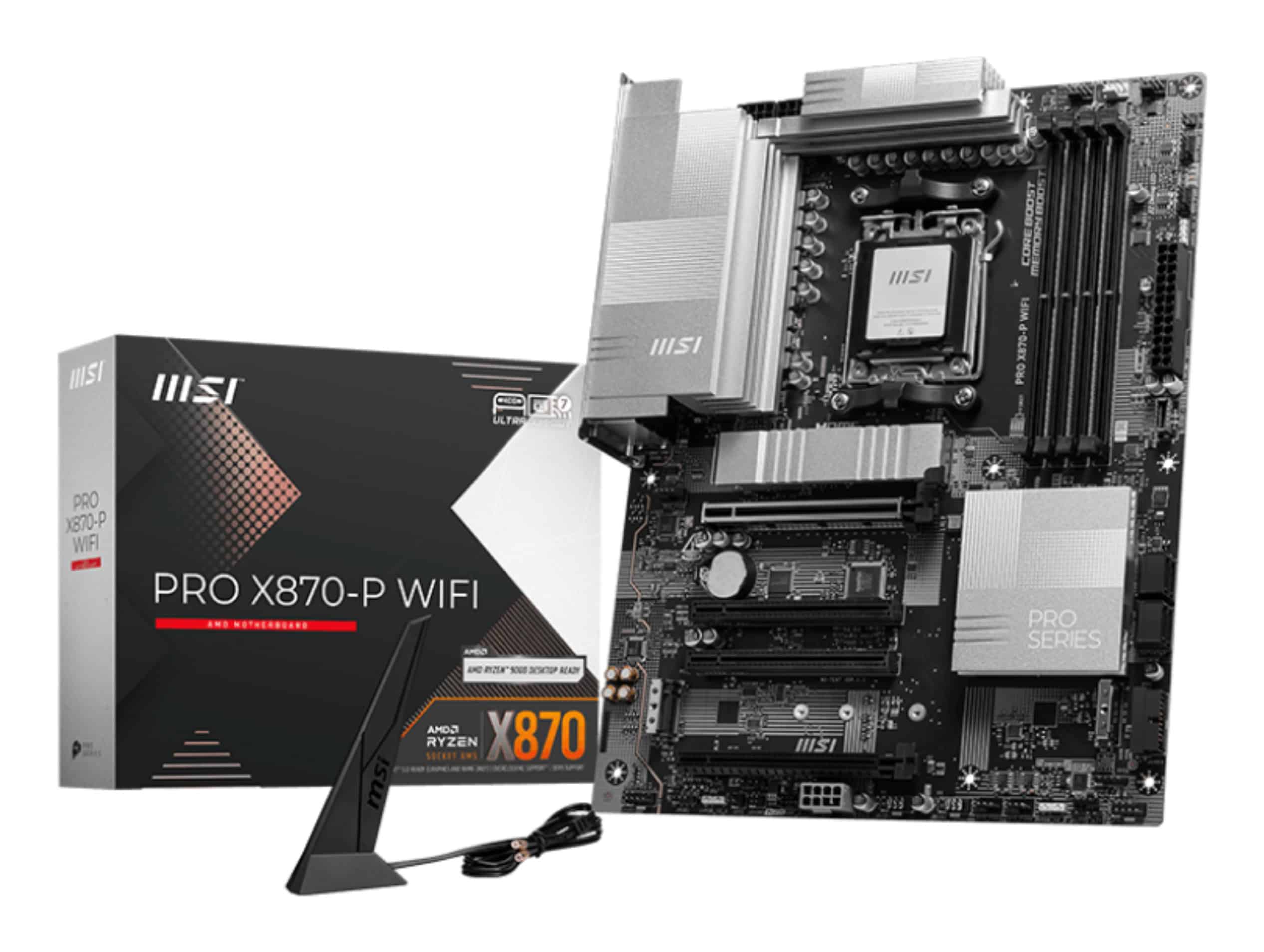 MSI PRO X870-P WIFI moederbord AMD X870 Socket AM5 ATX (PRO X870-P WIFI) thumbnail