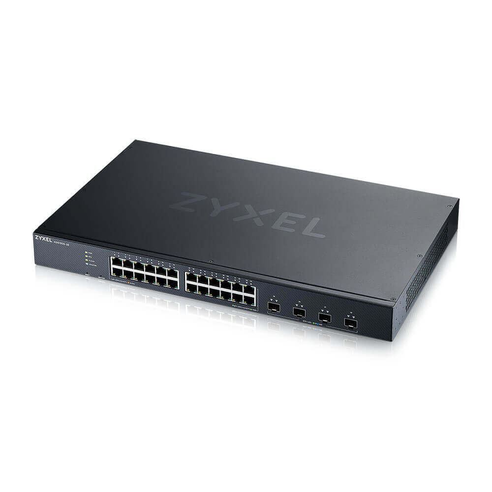 Zyxel XGS1935-28HP Smart Managed Switch 24x Gigabit Ethernet (PoE+), 4x 10 Gigabit SFP+ (XGS1935-28HP-EU0101F) thumbnail