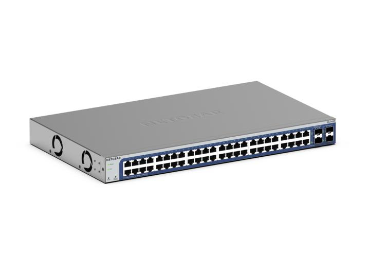 NETGEAR GS748Tv6 Managed L2/L3/L4 Gigabit Ethernet (10/100/1000) Zwart, Grijs (GS748T-600EUS) thumbnail
