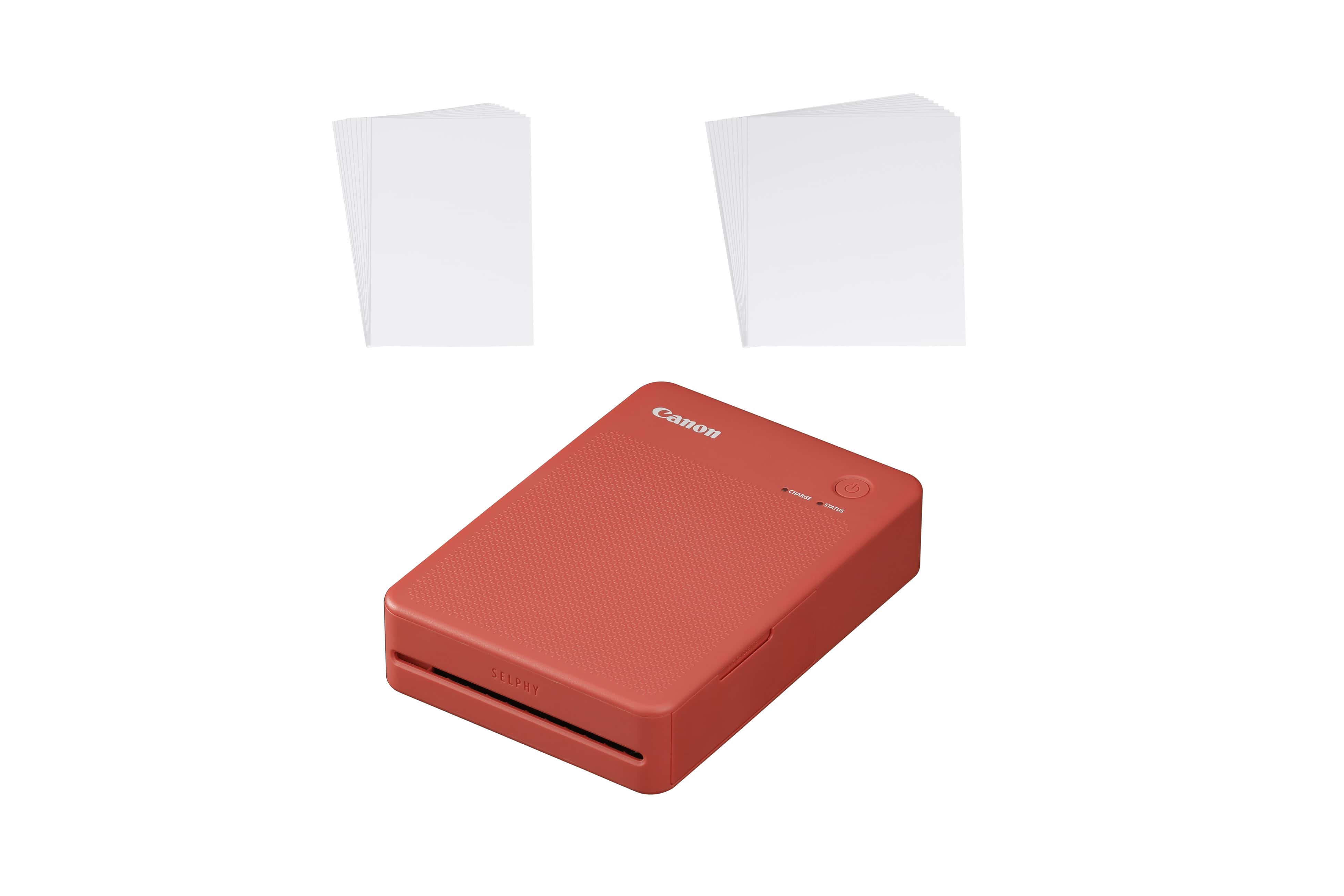 Canon SELPHY QX20 RD fotoprinter Verf-sublimatie 287 x 287 DPI 2.8 x 3.3 (7.2x8.5cm) Wifi (6754C001) thumbnail