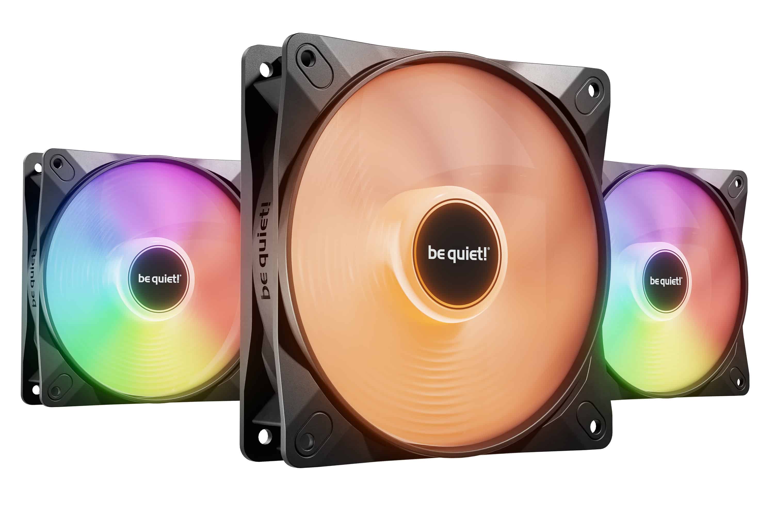 be quiet! LIGHT WINGS LX 120mm PWM 3-Pack Black Computer behuizing Ventilator 12 cm Zwart 3 stuk(s) (BL121) thumbnail