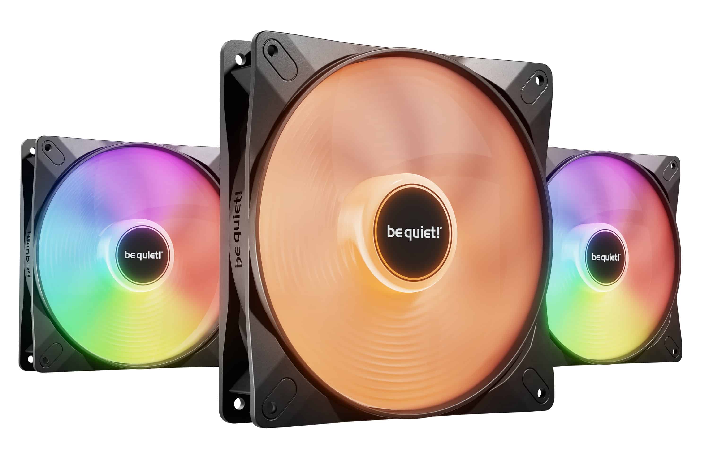 be quiet! LIGHT WINGS LX 140mm PWM 3-Pack Black Computer behuizing Ventilator 14 cm Zwart 3 stuk(s) (BL127) thumbnail