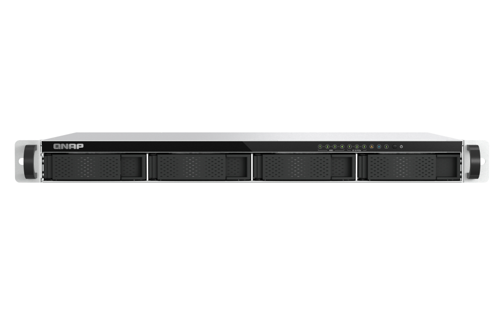 QNAP TS-h765eU NAS Rack (1U) Intel Atom® 8 GB DDR5 QuTS hero Zwart, Grijs (TS-H765EU-8G) thumbnail