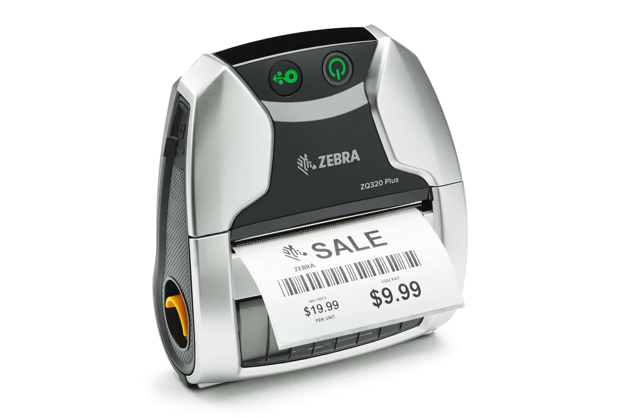 Zebra ZQ320 Plus, 8 dots/mm (203 dpi), linerless, USB-C, BT (BLE), WLAN, NFC, kabel (USB) (ZQ32-A0W13RE-00) thumbnail