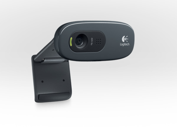 Logitech HD C270 webcam 3 MP 1280 x 720 Pixels USB 2.0 Zwart (960-000963) thumbnail