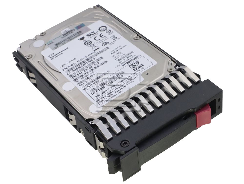 HP MSA 1.2TB 12G SAS 10K 2.5in (J9F48A-RFB) thumbnail