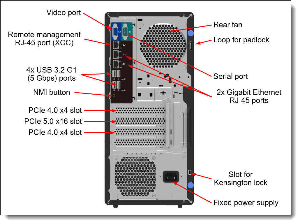 Lenovo TS ST50 V3 Xeon E-2456 (7DF3A00JEA) thumbnail