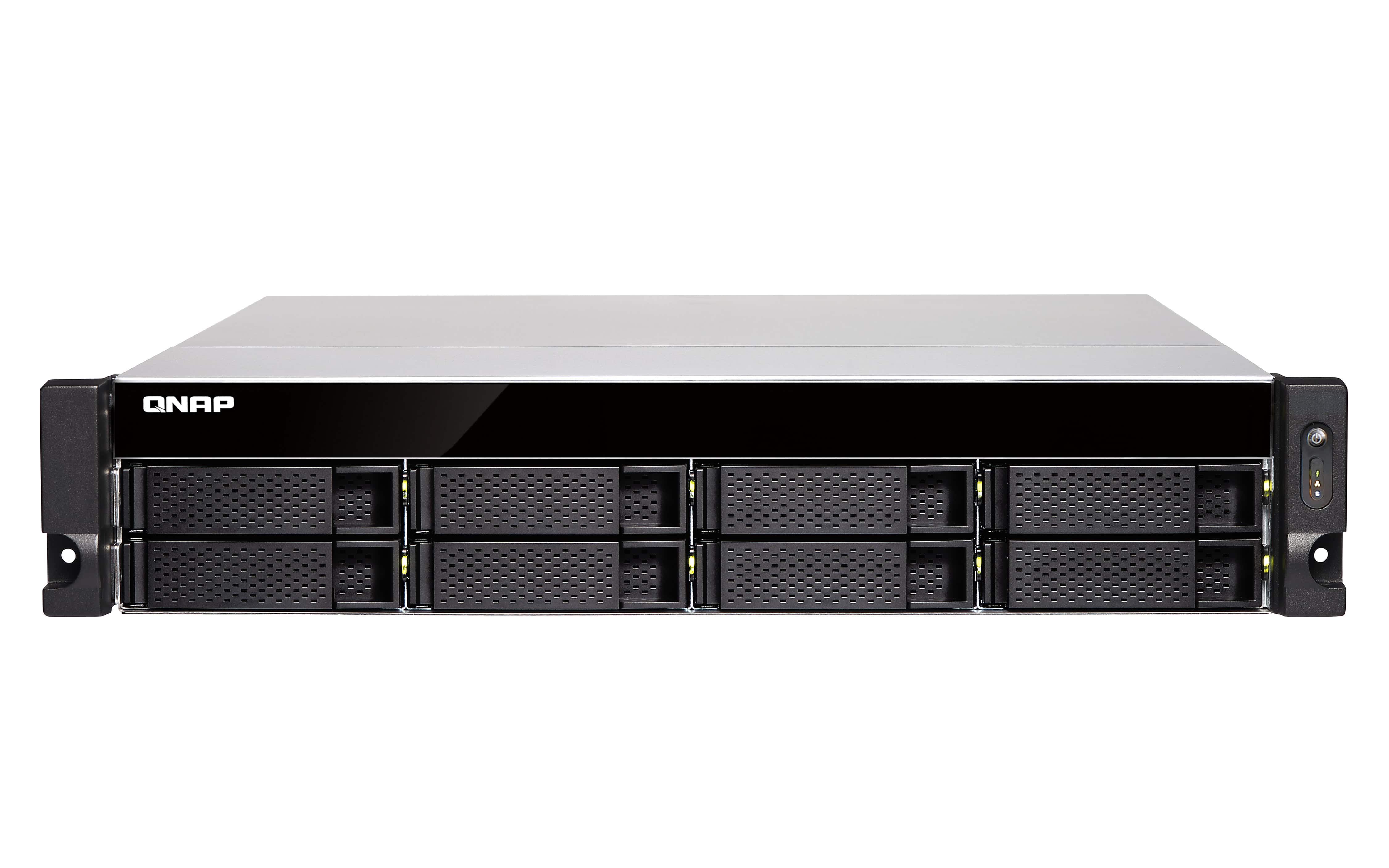 QNAP TS-877XU-RP NAS Rack (2U) AMD Ryzen™ 5 2600 8 GB DDR4 QNAP Turbo System Zwart, Grijs (TS-877XU-RP-3600-8G) thumbnail