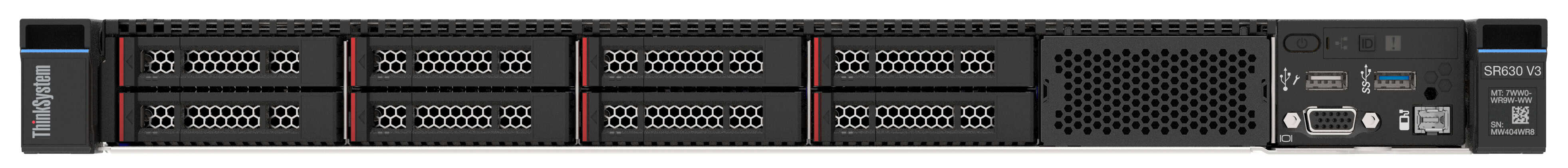 Lenovo ThinkSystem SR630 V3 server Rack (1U) Intel® Xeon® Silver 4514Y 2 GHz 32 GB DDR5-SDRAM 1100 W (7D73A06LEA) thumbnail