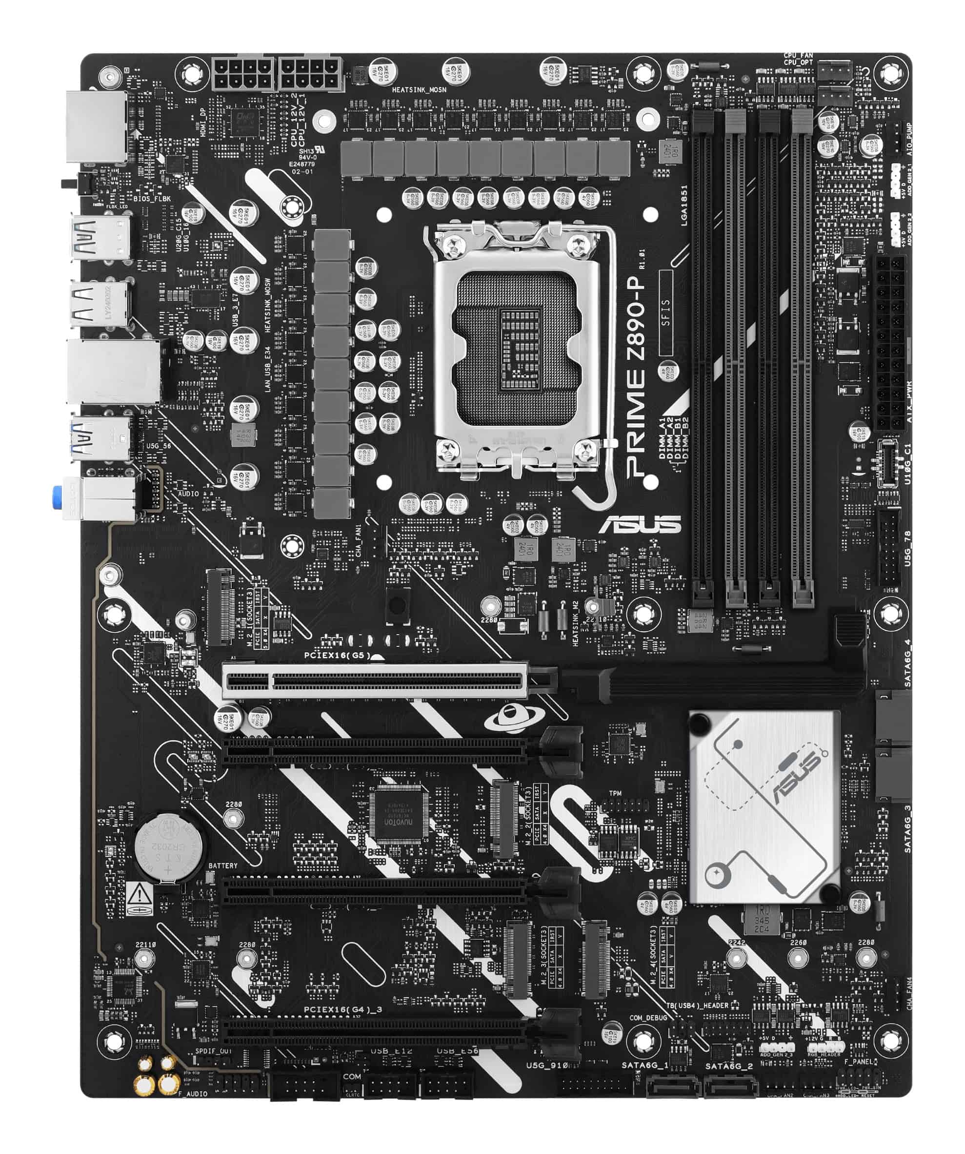 ASUS PRIME Z890-P Intel Z890 LGA 1851 (Socket V1) ATX (90MB1I50-M0EAY0) thumbnail