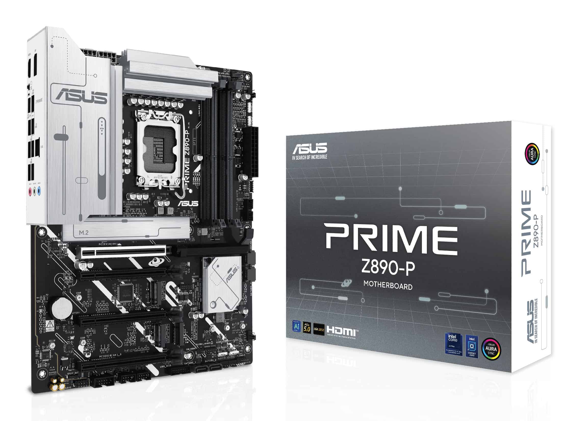 ASUS PRIME Z890-P Intel Z890 LGA 1851 (Socket V1) ATX (90MB1I50-M0EAY0) thumbnail