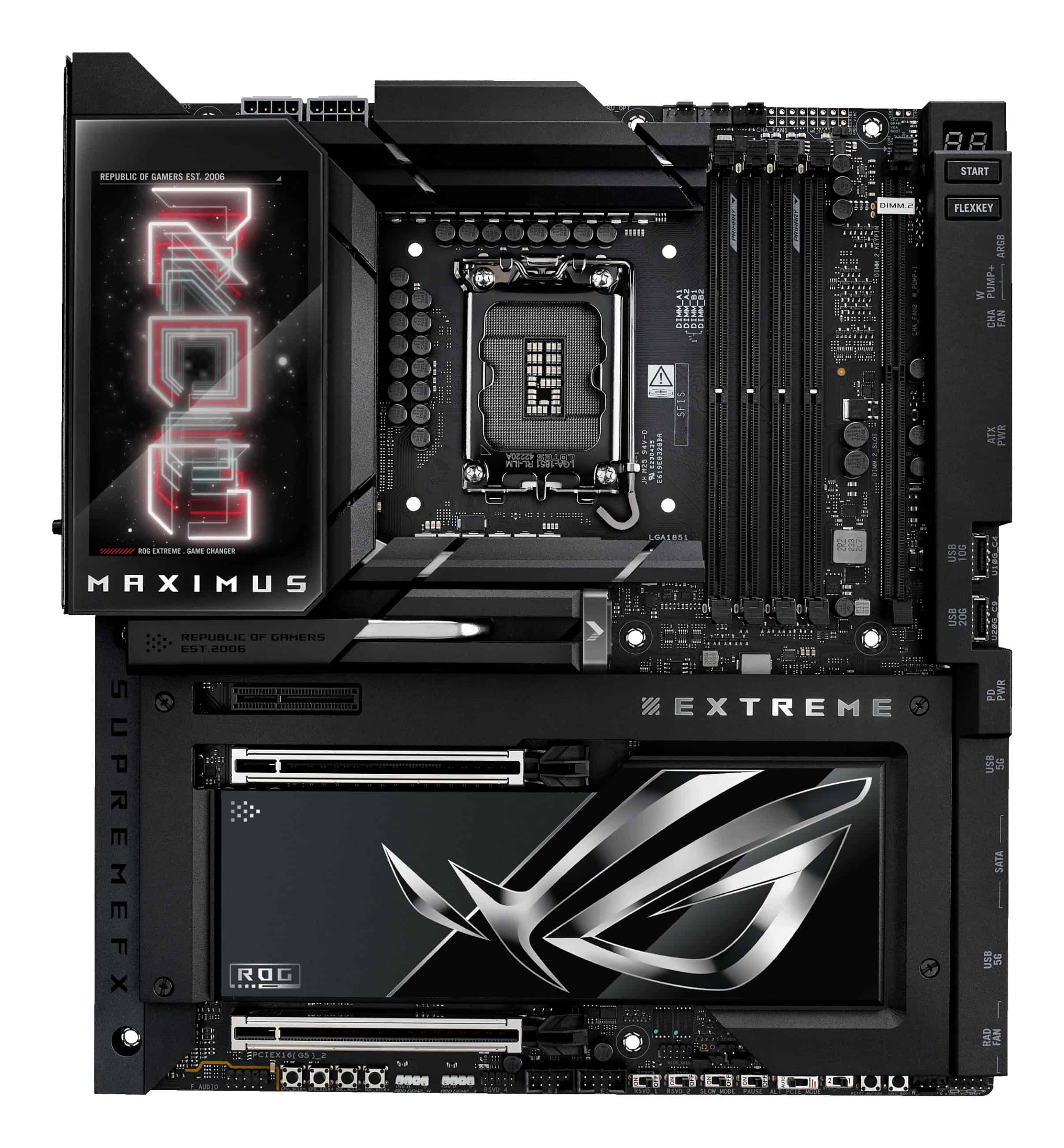 ASUS ROG MAXIMUS Z890 EXTREME Intel Z890 LGA 1851 (Socket V1) Verlengd ATX (90MB1IA0-M0EAY0) thumbnail