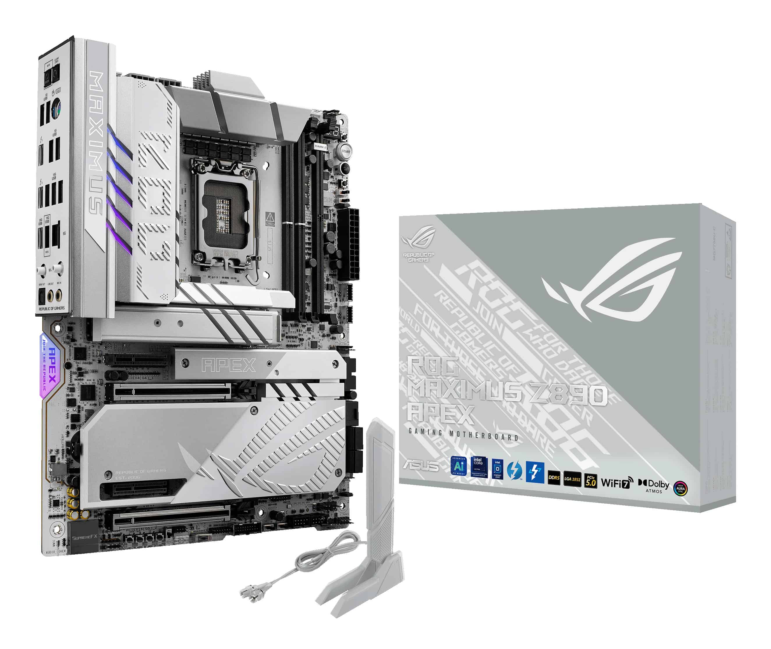 ASUS ROG MAXIMUS Z890 APEX Intel Z890 LGA 1851 (Socket V1) ATX (90MB1IP0-M0EAY0) thumbnail