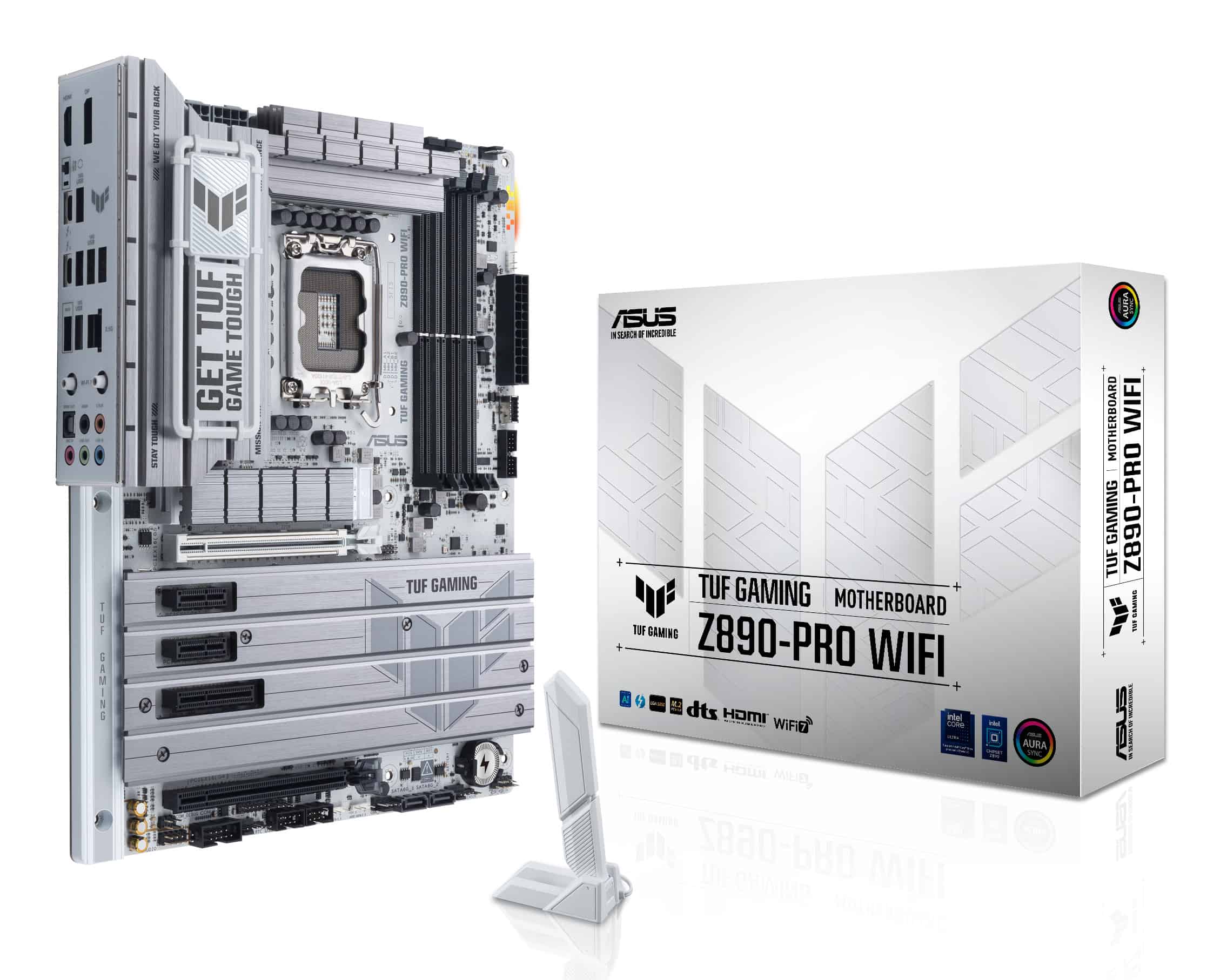 ASUS TUF GAMING Z890-PRO WIFI Intel Z890 LGA 1851 (Socket V1) ATX (90MB1IR0-M0EAY0) thumbnail