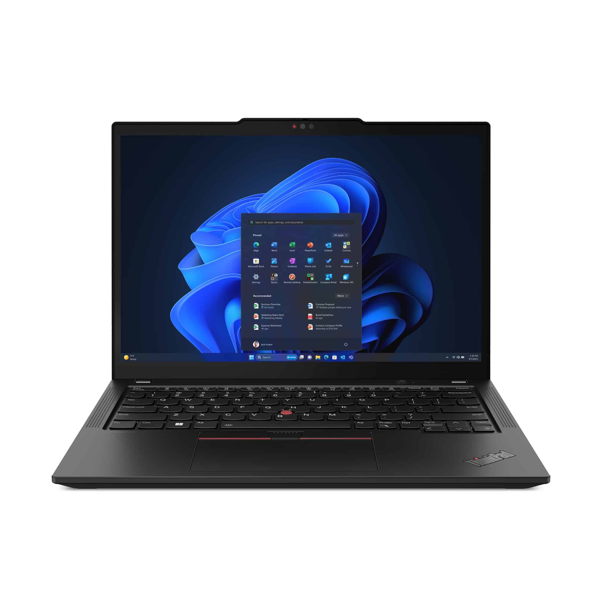 Lenovo ThinkPad X13 Gen 5 Intel Core Ultra 7 155U Laptop 33,8 cm (13.3) WUXGA 32 GB LPDDR5x-SDRAM 512 GB SSD Wi-Fi 6E (802.11ax) Windows 11 Pro Zwart (21LU0010MH) thumbnail