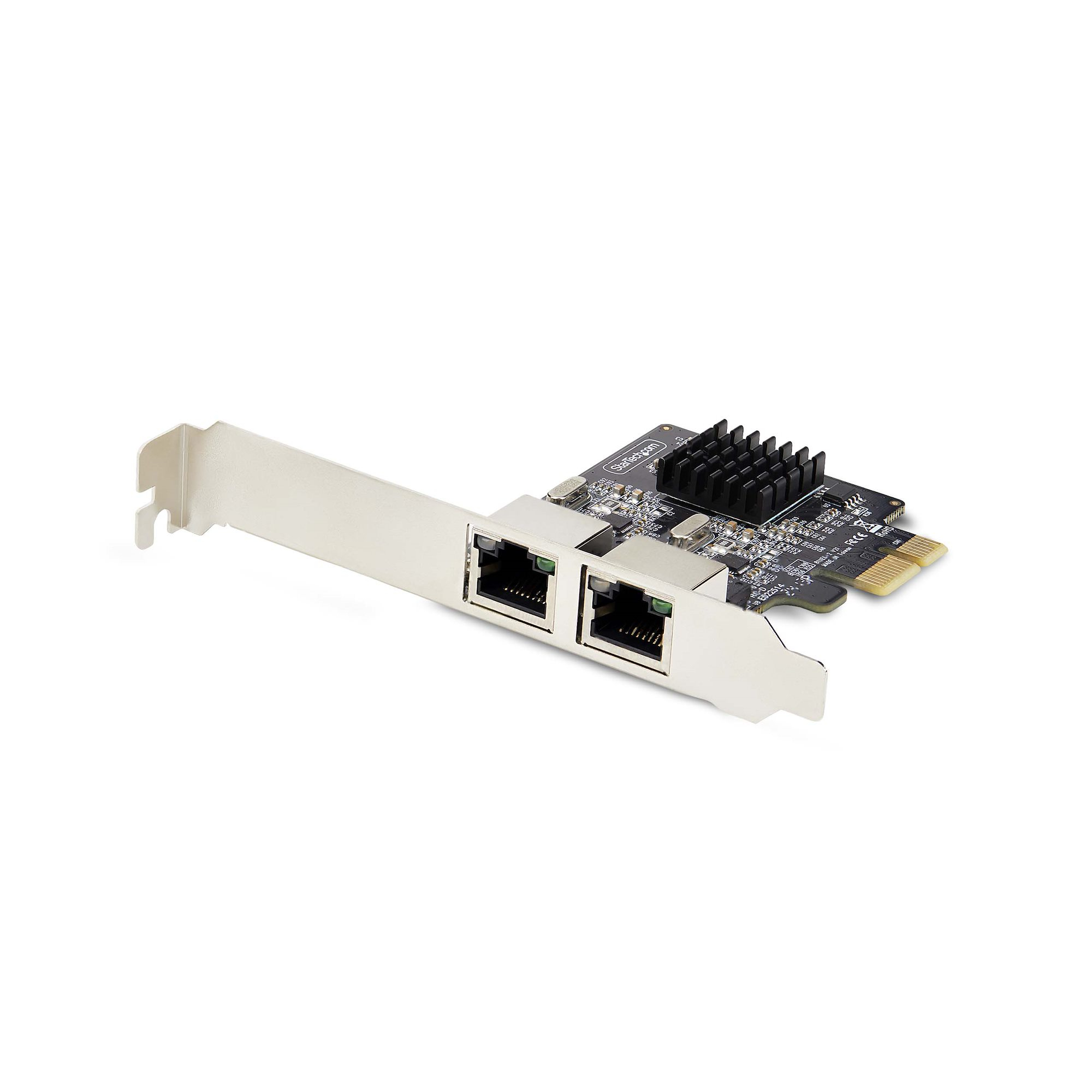 StarTech.com 2-Port Gigabit PCIe Ethernet Adapter Kaart, 1Gbps PCIe Netwerkkaart, 10/100/1000Mbps PCI Express NIC, Dual Realtek RTL8111H, Windows en Linux, TAA (ST1000SPEXD4T) thumbnail