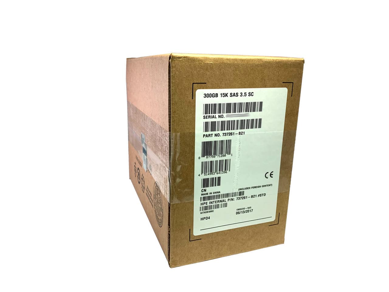 HPE 300GB SAS 12G ENT 15K LFF SCC HDD 737298-001 bulk (737261-B21-3) thumbnail
