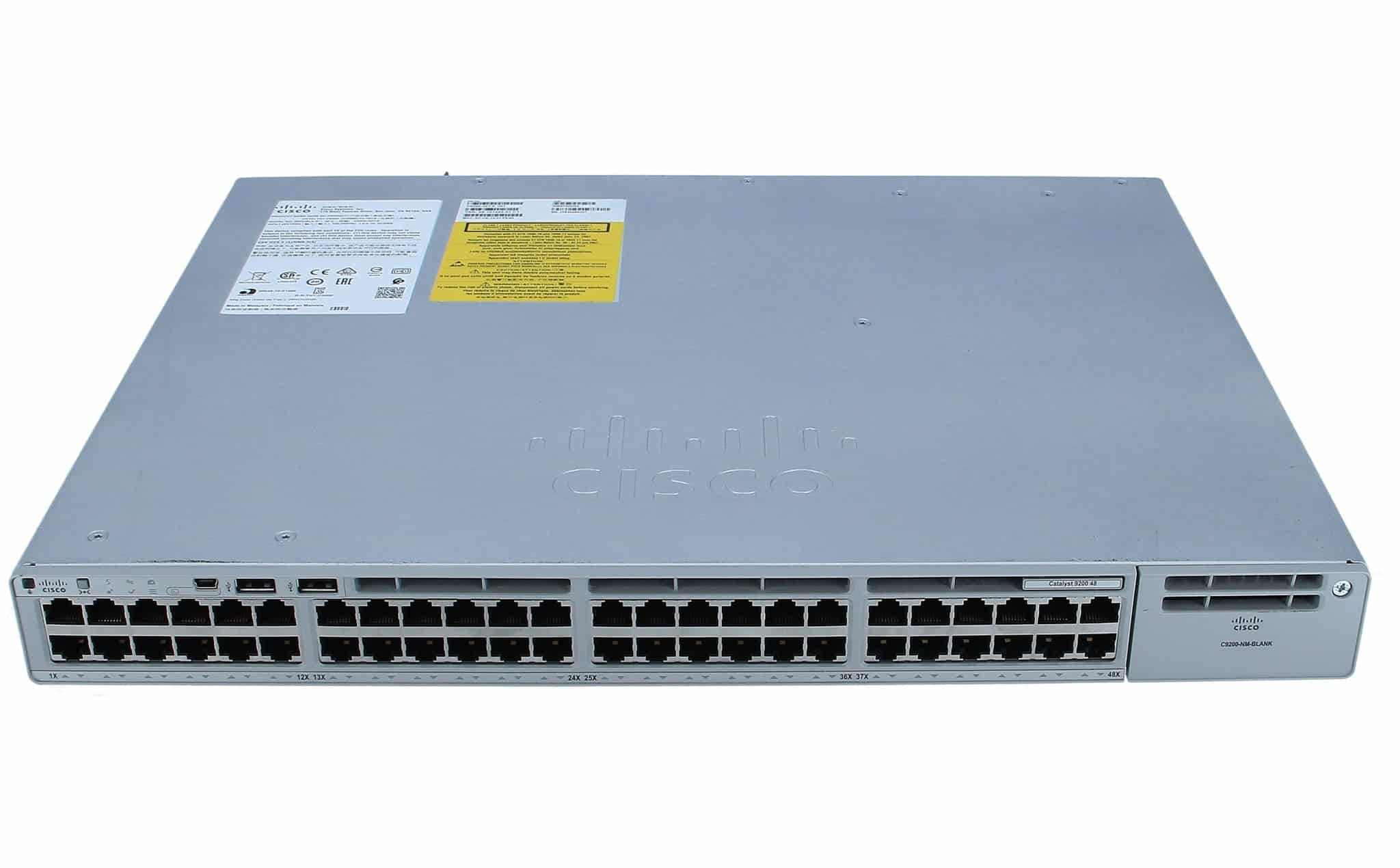 Cisco Catalyst 9200 48-port data only Net Ess (C9200-48T-E) thumbnail