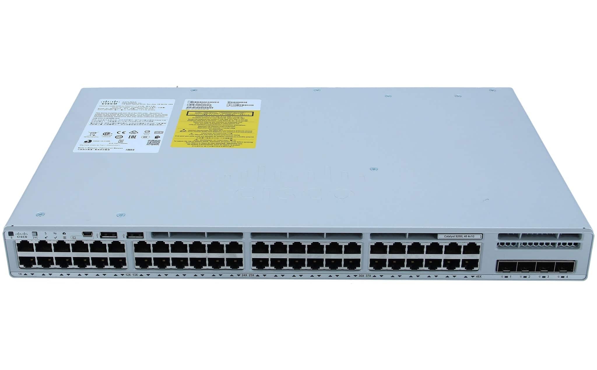 Cisco Cat 9200L 48-port data 4x1G Network Ess (C9200L-48T-4G-A) thumbnail