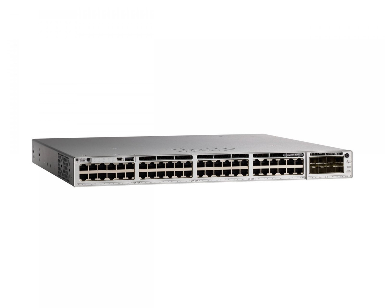 Cisco Catalyst 9300L - Network Essentials - Switch - L3 - 48 x 10/100/1000 (PoE+) (C9300L-48P-4X-E) thumbnail