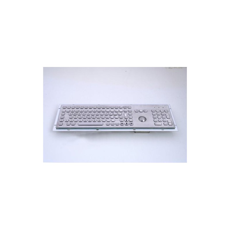 Getac KB005K ? Prùmyslová nerezová klávesnice s trackballem do zástavby, CZ, USB, IP65 (KB005K) thumbnail