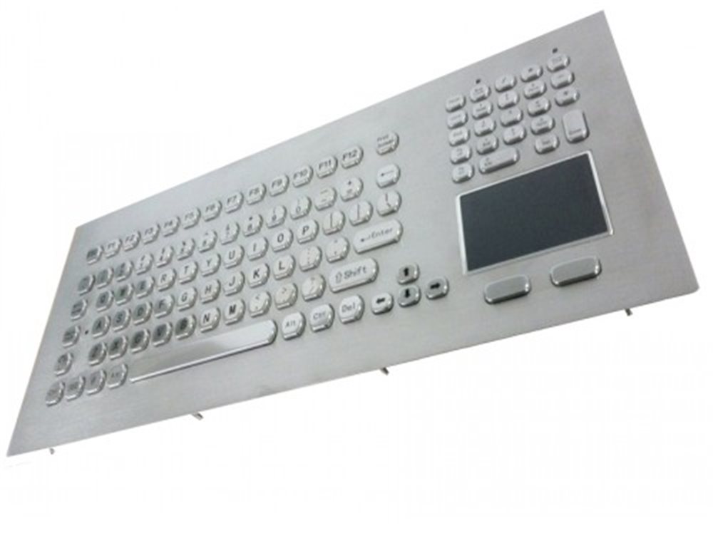Getac KB020 ? Prùmyslová nerezová klávesnice s touchpadem do panelu, CZ, USB, IP65 (KB020) thumbnail