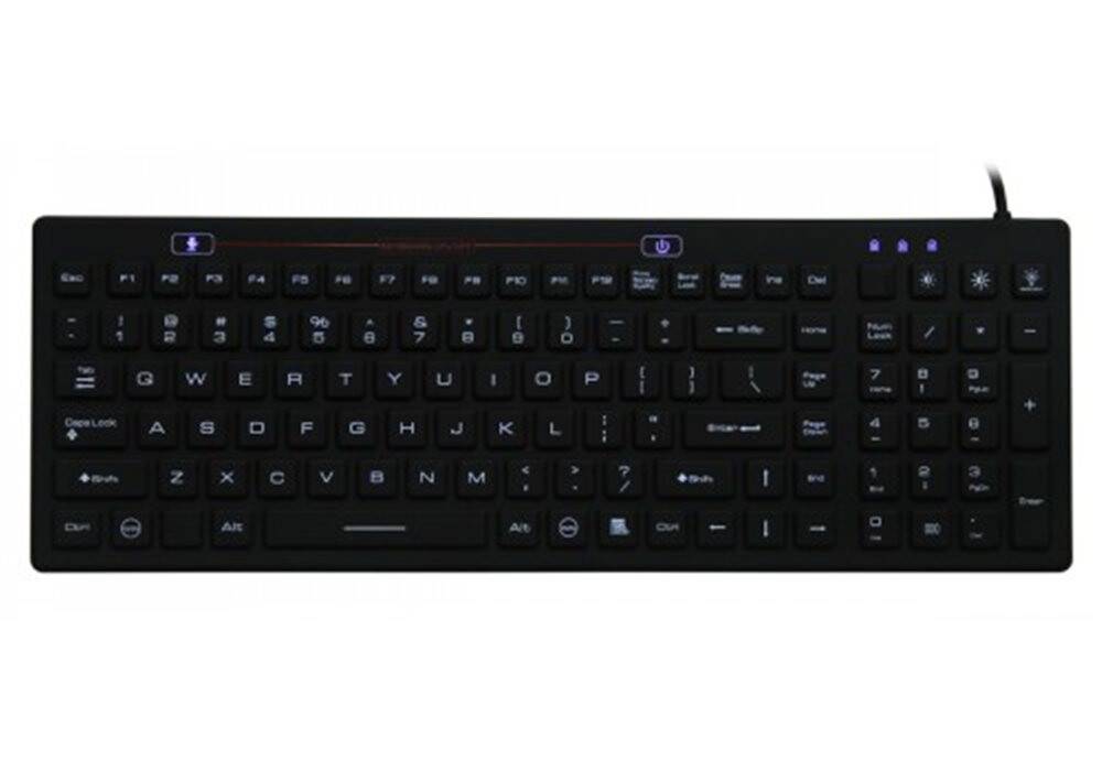 Getac SK312 ? Prùmyslová silikonová antibakteriální klávesnice, CZ, USB, IP68 (SK312) thumbnail
