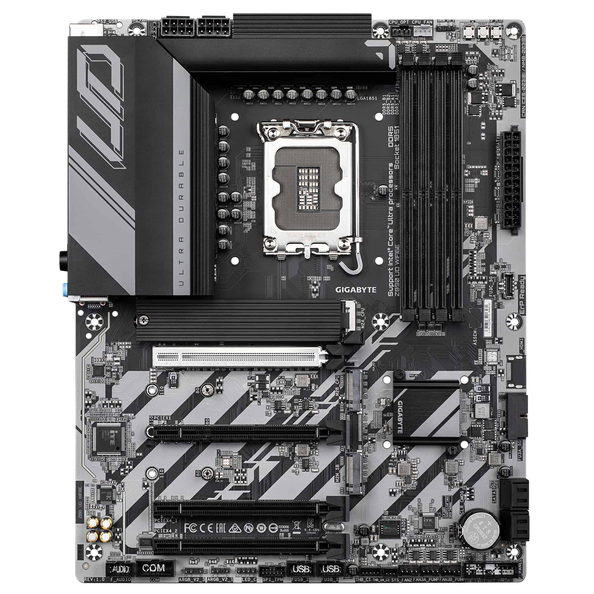 GIGABYTE Z890 UD WIFI6E moederbord Intel Z890 LGA 1851 (Socket V1) ATX (Z890 UD WIFI6E) thumbnail