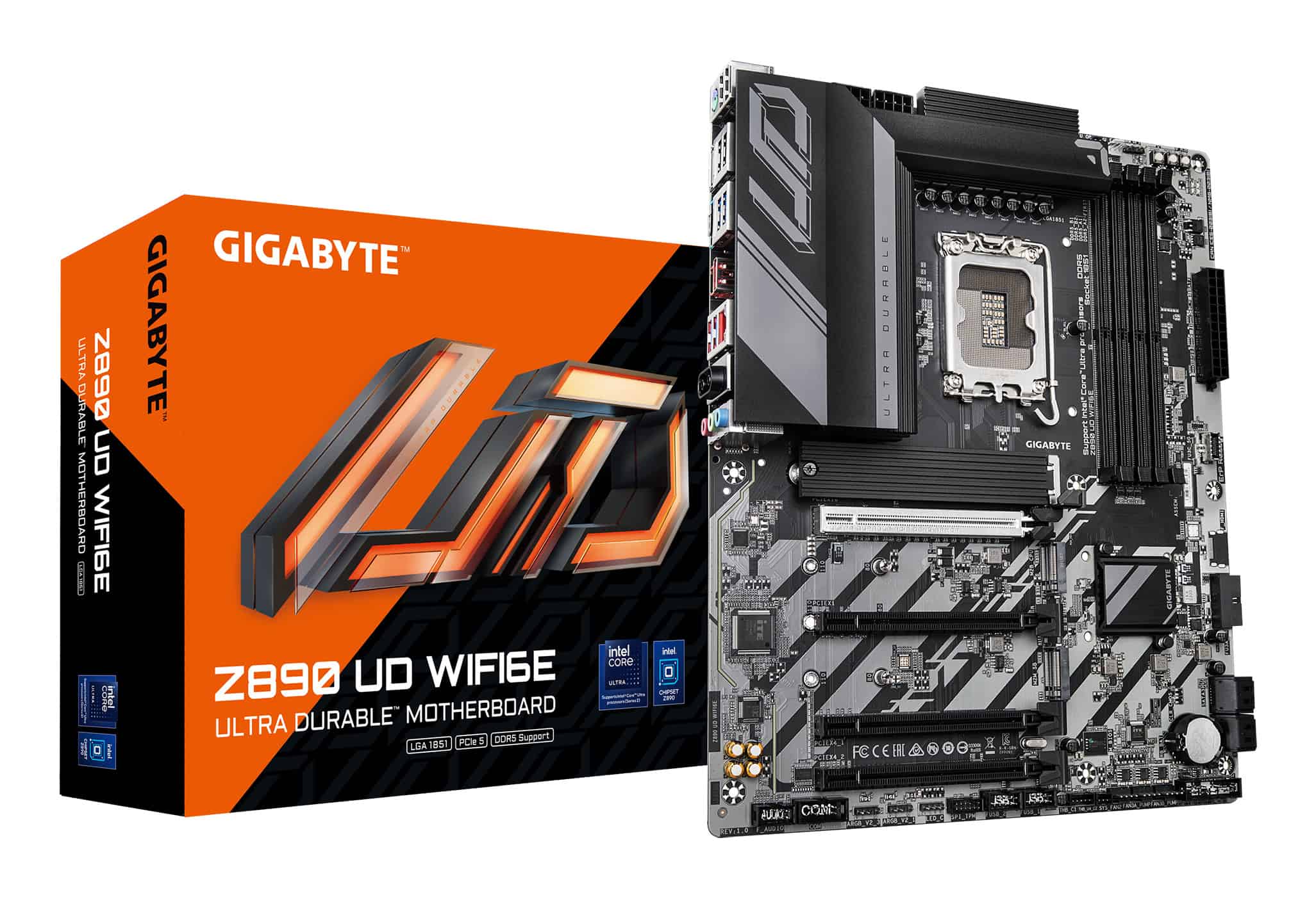 GIGABYTE Z890 UD WIFI6E moederbord Intel Z890 LGA 1851 (Socket V1) ATX (Z890 UD WIFI6E) thumbnail