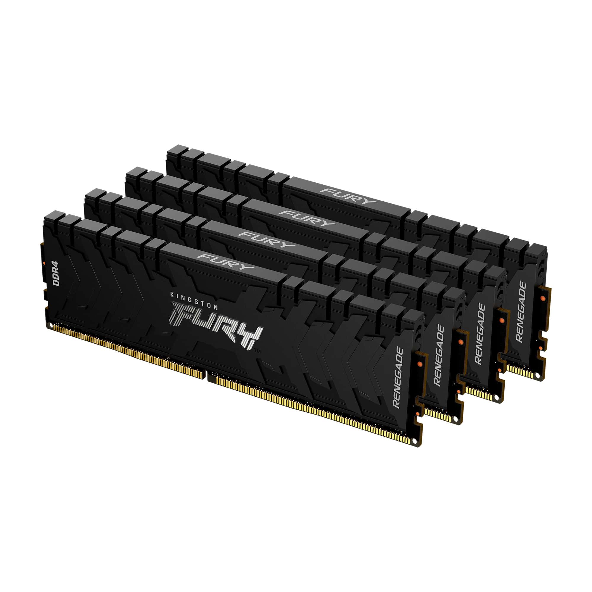 Kingston Technology FURY Renegade geheugenmodule 64 GB 4 x 16 GB DDR4 3200 MHz (KF432C16RB1K4/64) thumbnail
