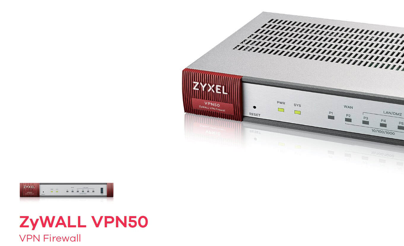 ZYXEL VPN Firewall VPN50 (VPN50-EU0101F) thumbnail