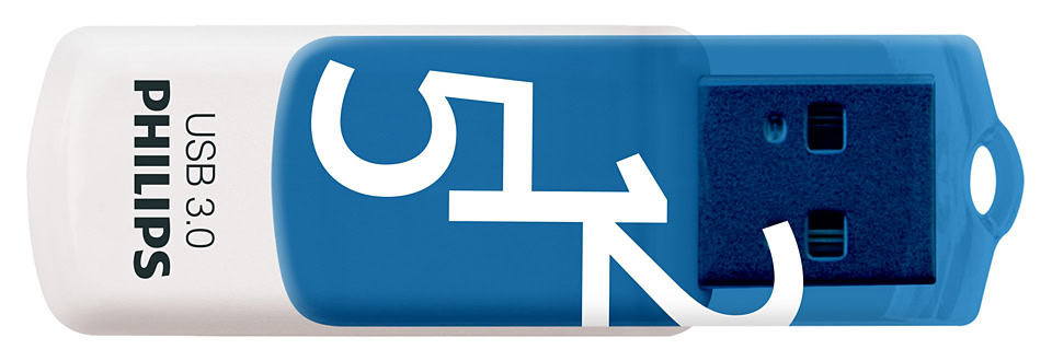 Philips FM51FD001B/00 USB flash drive 51 GB USB Type-A 3.2 Gen 1 (3.1 Gen 1) Blauw, Wit (FM51FD001B/00) thumbnail
