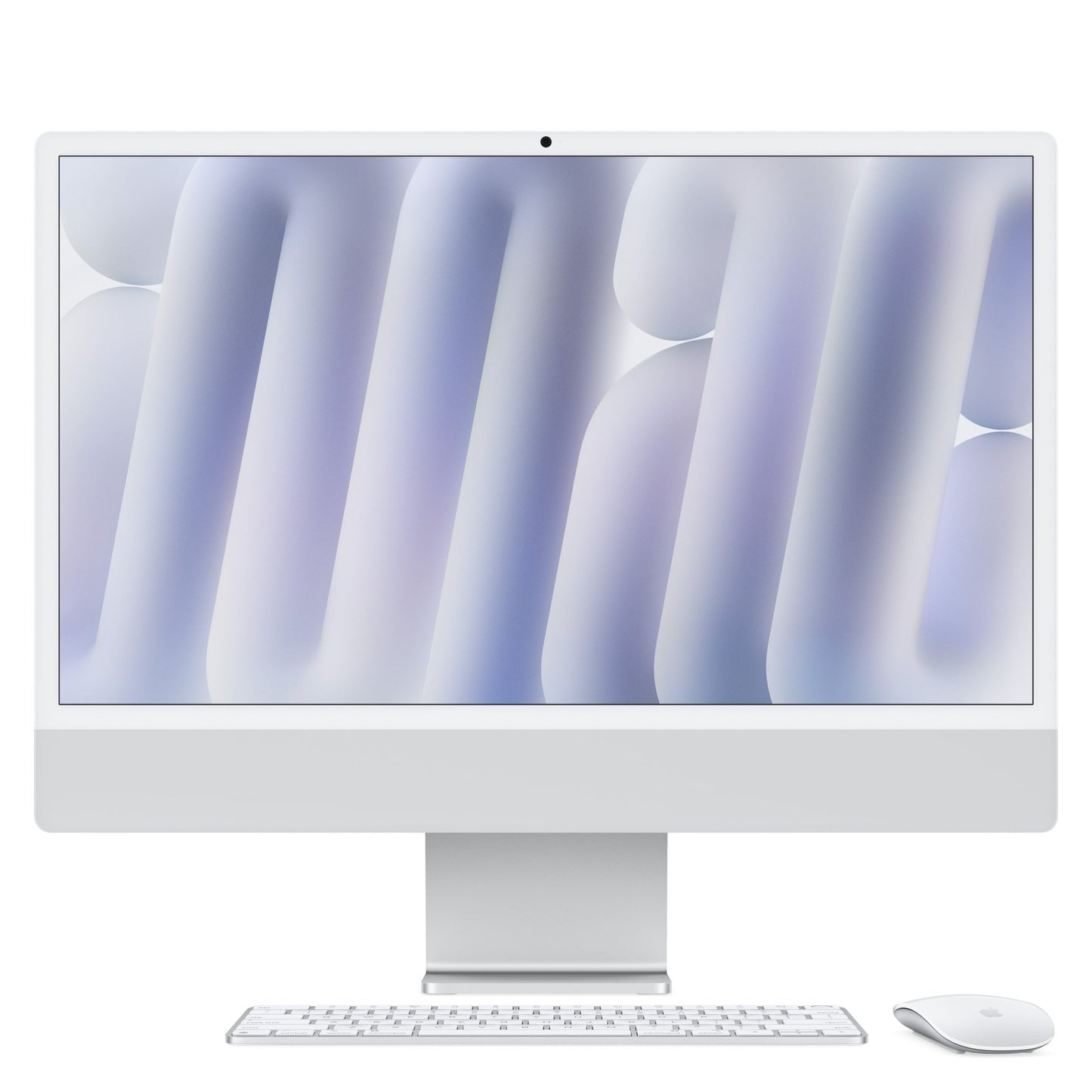 Apple 24-inch iMac with Retina 4.5K display, Nano glass: Apple M4 chip with 10-core CPU and 10-core GPU, 256GB SSD, 16GB - Silve (MD3H4D/A) thumbnail