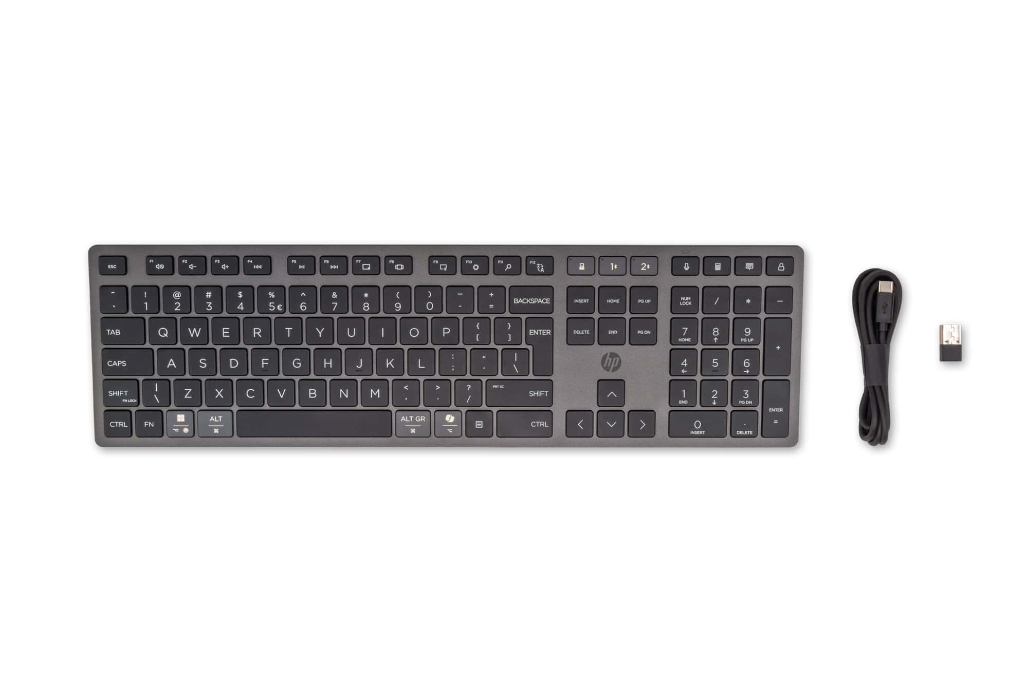 HP 720 Multi-Device Rechargeable Wireless Keyboard (9T5B1AA#ABB) thumbnail