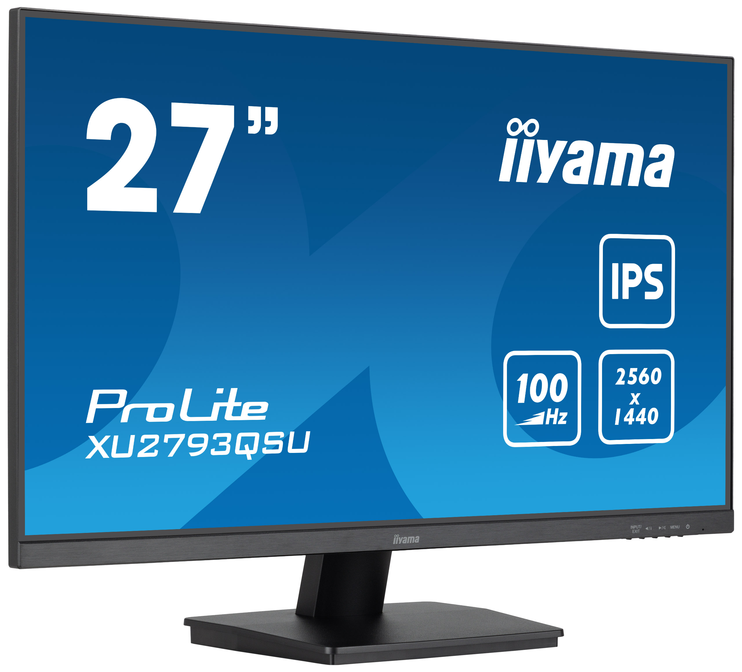 iiyama ProLite XU2793QSU-B7 computer monitor 68,6 cm (27") 2560 x 1440 Pixels Quad HD LED Zwart (XU2793QSU-B7) thumbnail