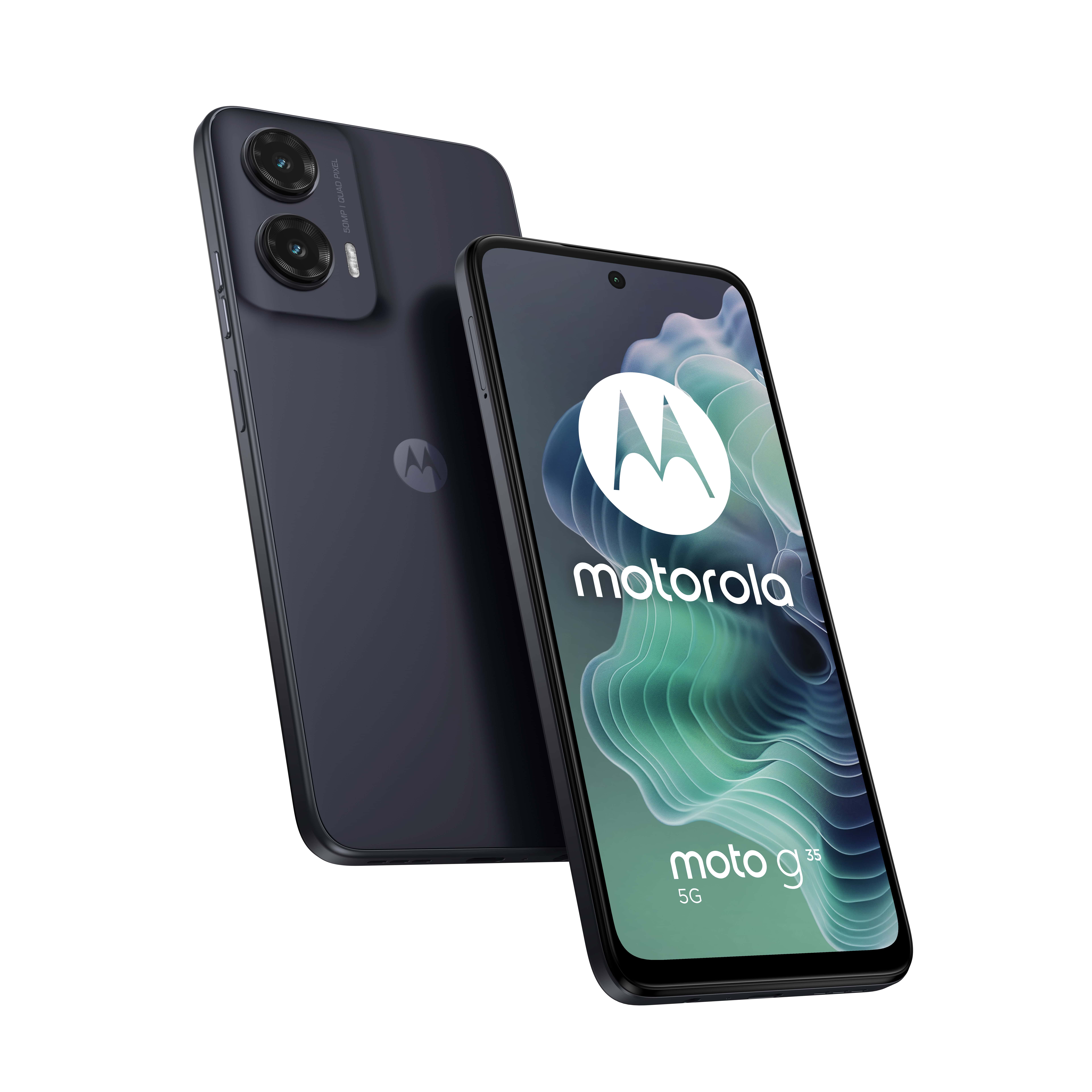 Motorola moto G35 5G 17,1 cm (6.72) Dual SIM Android 14 USB Type-C 4 GB 128 GB 5000 mAh Zwart (PB3K0008SE) thumbnail