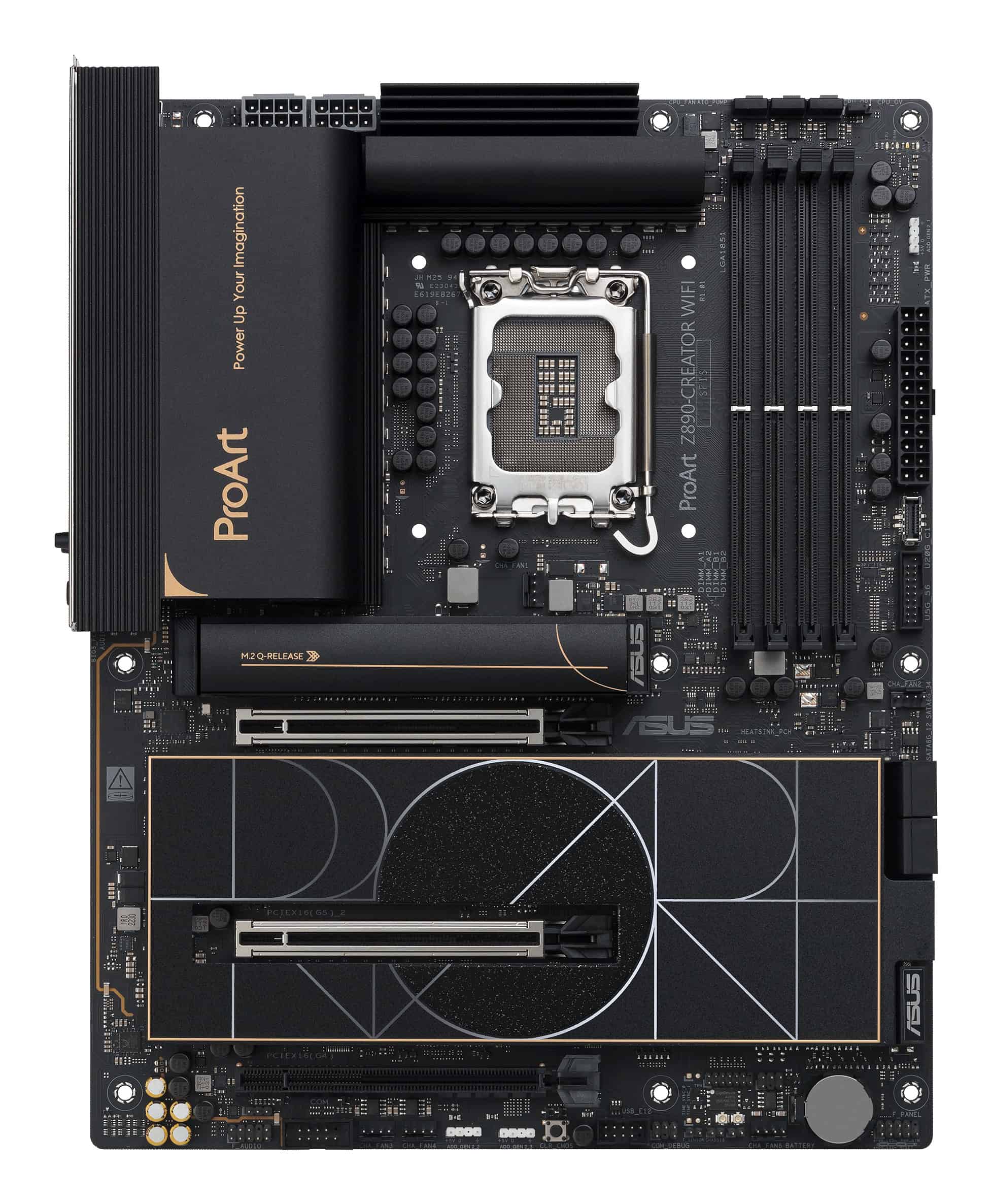 ASUS PROART Z890-CREATOR WIFI Intel Z890 LGA 1851 (Socket V1) ATX (90MB1JD0-M0EAY0) thumbnail