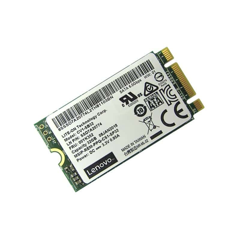 Lenovo 7N47A00129 internal solid state drive 32 GB M.2 SATA III MLC (7N47A00129) thumbnail