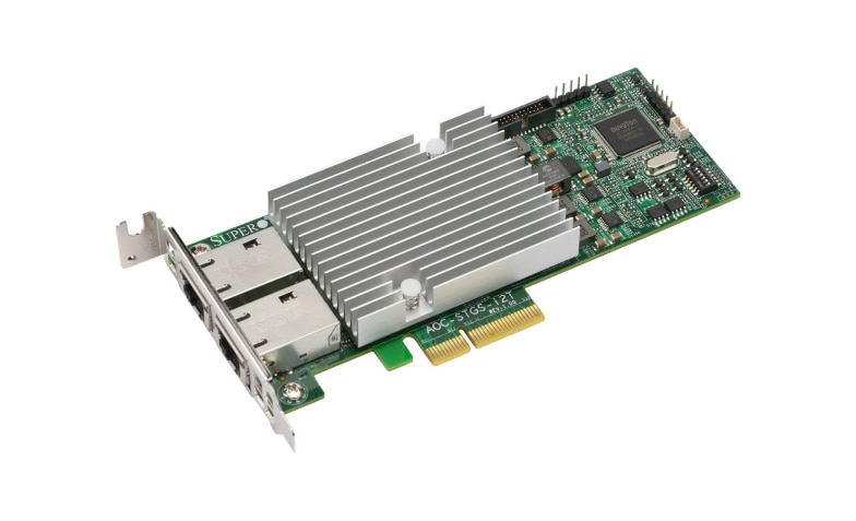 Super Micro Supermicro Network Card Dual-Port RJ-45 10Gbit SIOM AOC-MTG-i2T Single (AOC-MTG-I2T-O) thumbnail