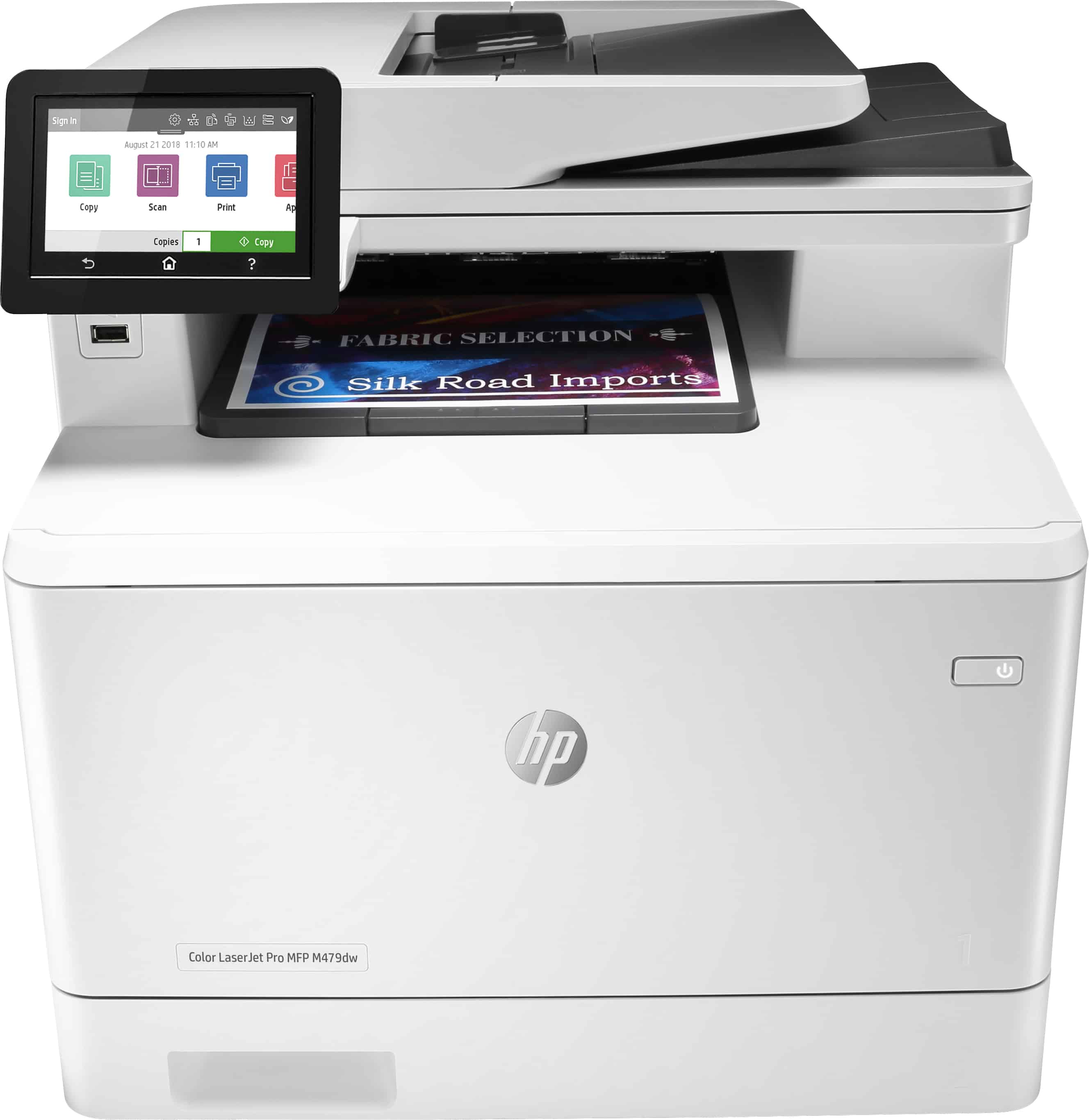 HP Color LaserJet Pro MFP M479dw, Color, Printer voor Printen, kopiëren, scannen, mail, Dubbelzijdig printen; Scannen naar e-mail/pdf; ADF voor 50 vel (W1A77A) thumbnail