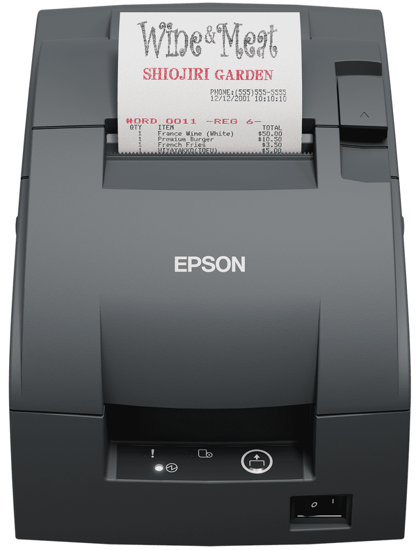 Epson TM-U220IIB, ERC38B, cutter, RS232, donkergrijs (C31CL27102F0) thumbnail