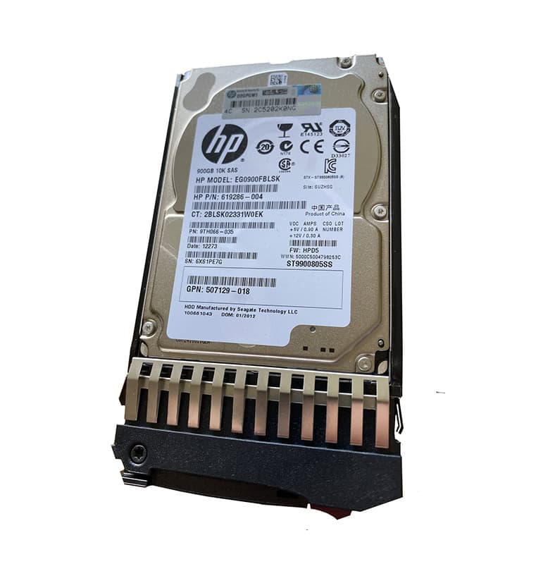 HP 900GB Hard Drive 2.5 10K SAS (619463-001B-RFB) thumbnail