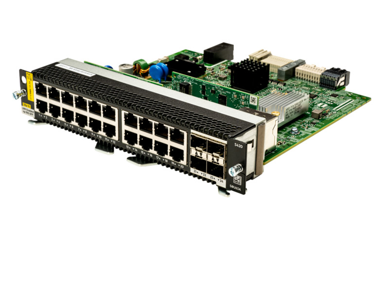 HPE Aruba Networking CX 5420 20p 10M/100M/1G Class4 PoE 4p SFP+ 1G/10G LRM Module (S0U63A) thumbnail