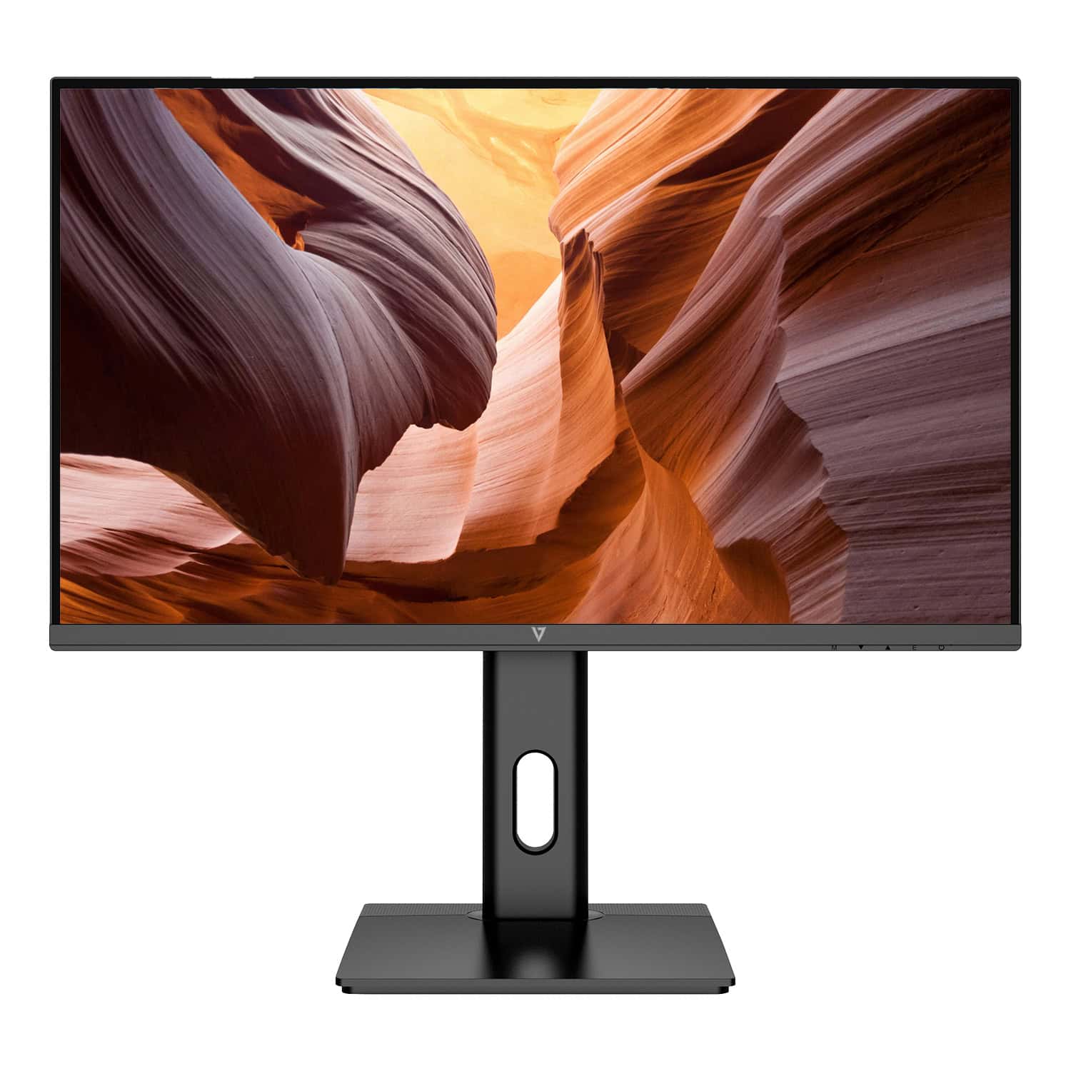 V7 L270QC-HAS-E computer monitor 68,6 cm (27) 2560 x 1440 Pixels Quad HD LED Zwart (L270QC-HAS-E) thumbnail
