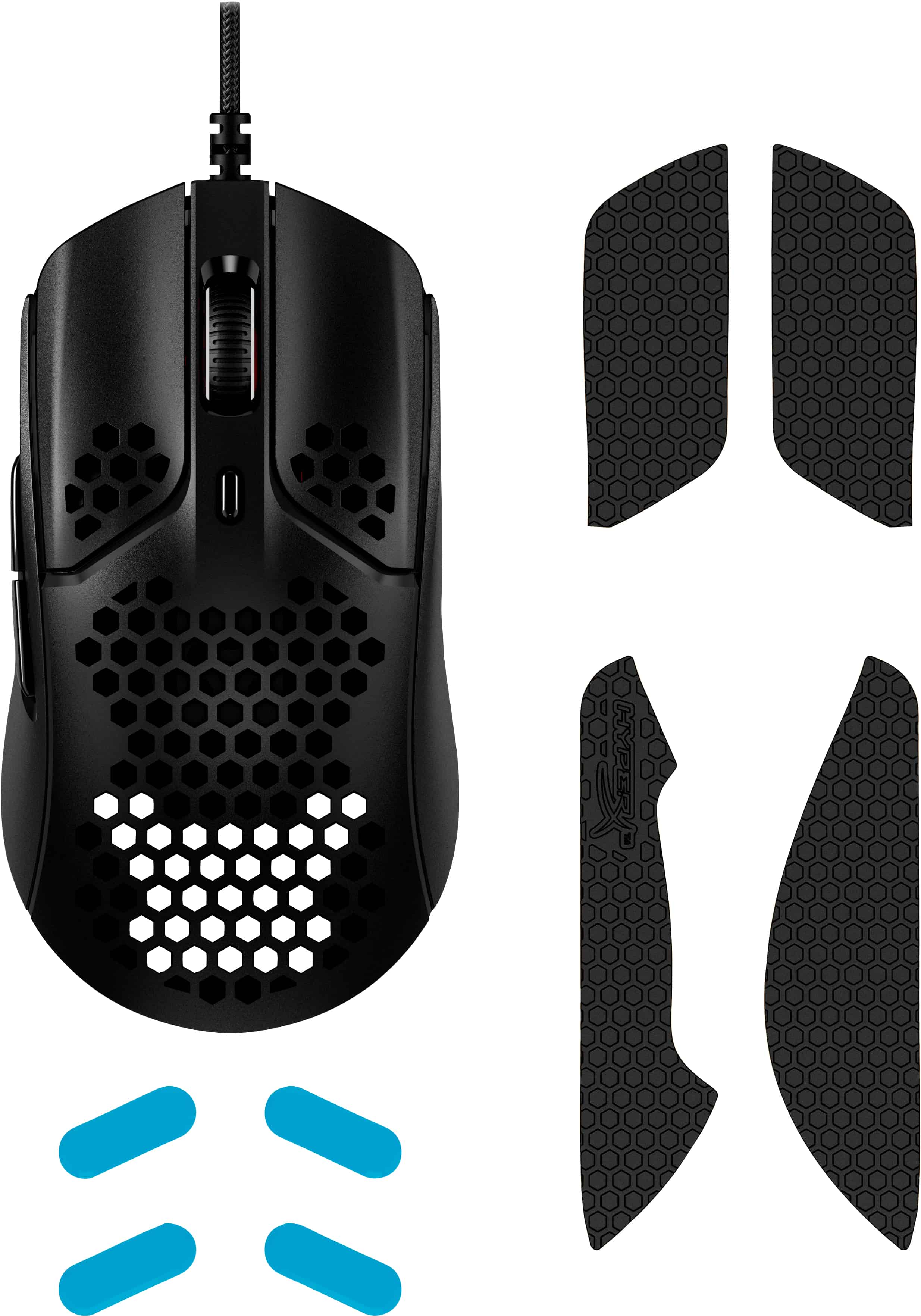 HyperX Pulsefire Haste - gamingmuis (zwart) (4P5P9AA) thumbnail