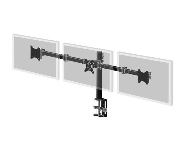 iiyama Desk Mount 68,6 cm (27) Zwart Bureau (DS1003C-B1) thumbnail
