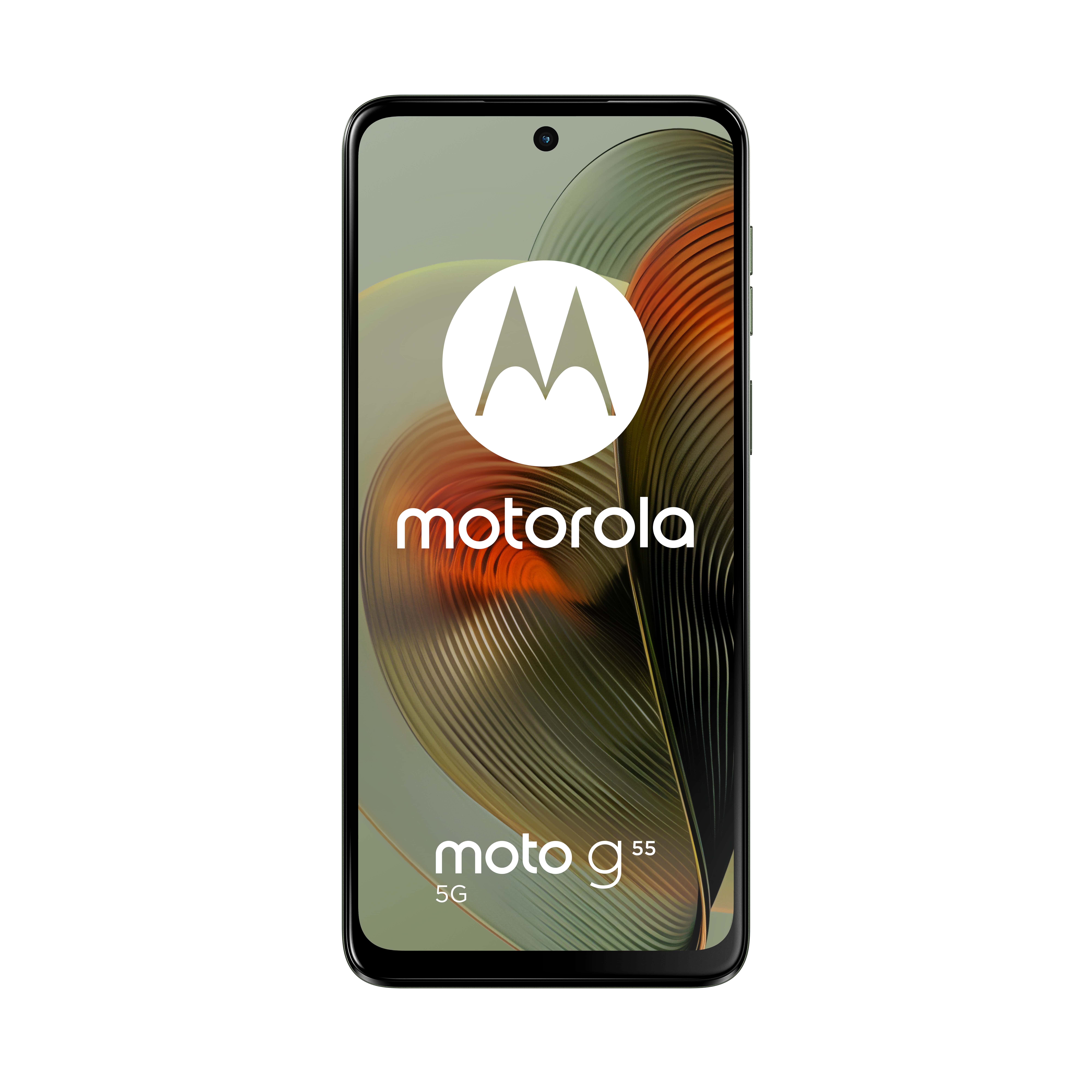 Motorola moto G55 5G 16,5 cm (6.49") Dual SIM Android 14 USB Type-C 8 GB 256 GB 5000 mAh Groen (PB5U0004SE) thumbnail